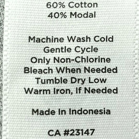 Talbots Knit Top with Pleating at Neckline in Grey Heather Women’s LP - Picture 5 of 5